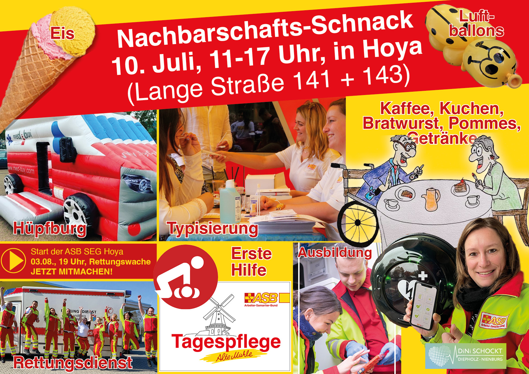 Nachbarschafts-Schnack mit umfangreichem Familienprogramm in Hoya