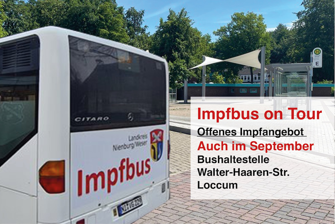 Impfbus on Tour: Auch im September!