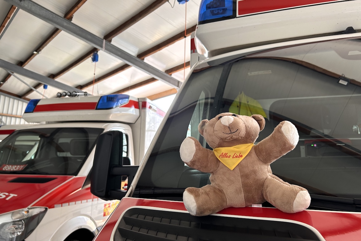 Tröste-Teddys schenken Kindern Mut